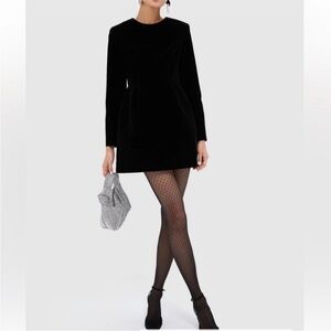 TUCKERNUCK Black Velvet Haley Dress